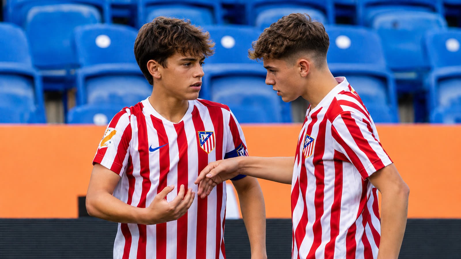 Atletas em campo internacional
